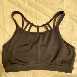 (CLOSET CLOSING FINAL SALE) Athleta Strappy Dark Grey Sports Bra